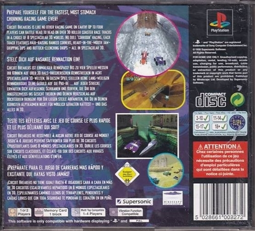 Circuit Breakers - PlayStation 1 (B Grade) (Genbrug)